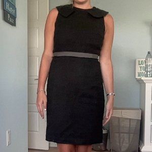 Milly Brand Size 4 Black Pencil Dress